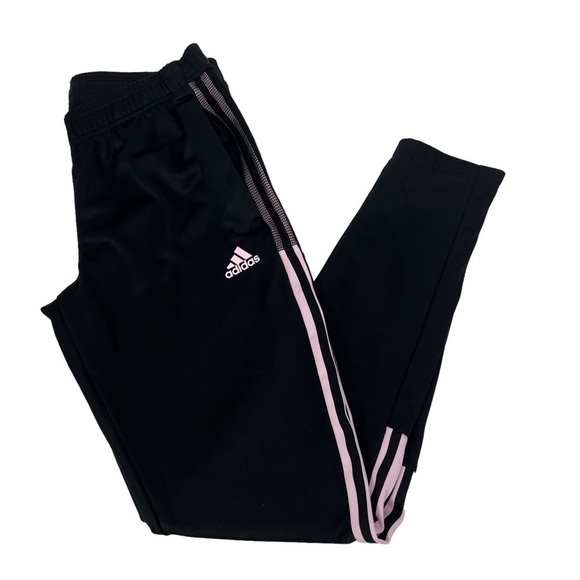 adidas Aeroready Women’s Joggers Sz Small Stripes Multi Color Elastic Waist - Picture 5 of 13
